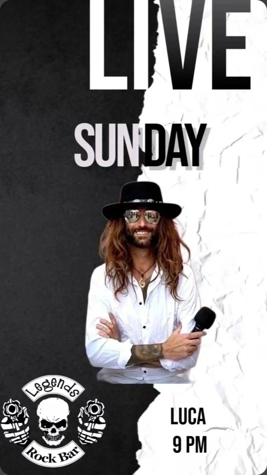 Legends Rock Bar - Luca LIVE Sundays